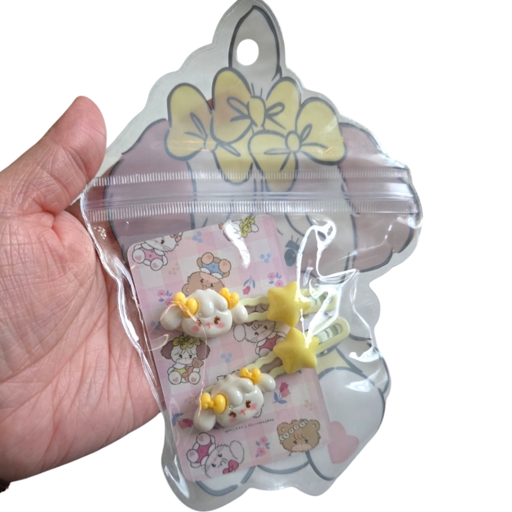 Souffle Hair Clips & Reusable Bag